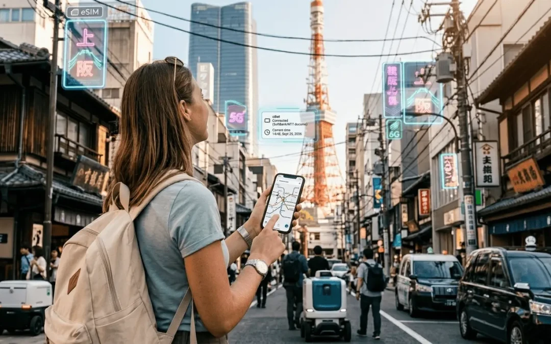 Voyager au Japon en 2026 : Pourquoi l&rsquo;eSIM est devenue l&rsquo;accessoire indispensable de votre voyage