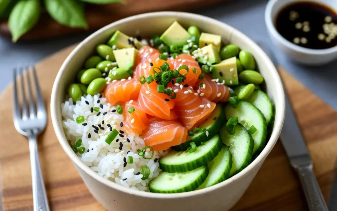 Poke Bowl Saumon : La Meilleure Recette Maison (Frais & Rapide)